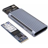 Deep Gaming - DG-MCM-NVME1 - Harddisk Behuizing - Zilver - Aluminium