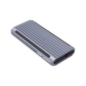 Deep Gaming - DG-MCM-NVME1 - Harddisk Behuizing - Zilver - Aluminium