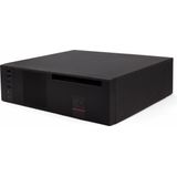 CoolBox T-360 Micro ATX en Mini ITX PC-behuizing, slim formaat, USB3.0, voeding 300SBZ TFX 80 Plus Brons, horizontale of verticale positionering