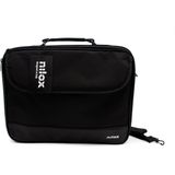Nilox - HARD BAG - Laptop Hardcase Tas - Zwart - Polyester - Inclusief Muis