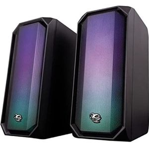 COOLBOX R205 2.0 RGB luidspreker zwart + afstandsbediening