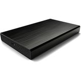 CoolBox - SlimChase A-2523 - Harddisk Behuizing - Zwart - Acrylonitril-Butadieen-Styreen