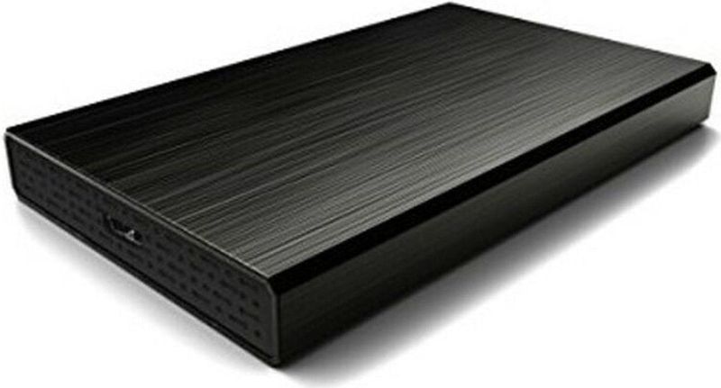 CoolBox - SlimChase A-2523 - Harddisk Behuizing - Zwart - Acrylonitril-Butadieen-Styreen