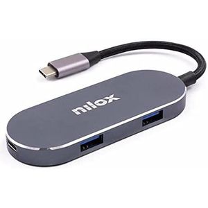 Docking Station NILOX Tipo C A 3X USB 3.0 1x HDMI 1x Tipo C