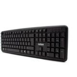 Nilox - NXKBE000002 - Toetsenbord - Zwart - Qwerty Spaans - USB Verbinding