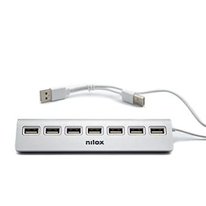 Nilox HUB 7 poorten 2.0 aluminium