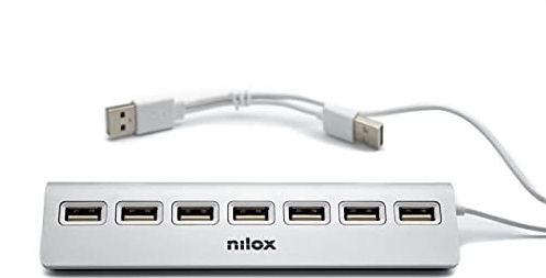 Nilox HUB 7 poorten 2.0 aluminium