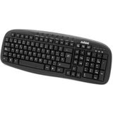 NILOX Multimedia Toetsenbord - USB - Zwart - Functioneel en Comfortabel