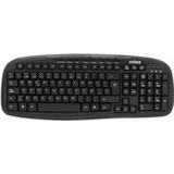 NILOX Multimedia Toetsenbord - USB - Zwart - Functioneel en Comfortabel