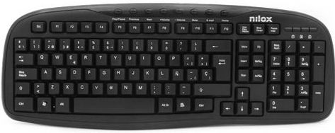 NILOX Multimedia Toetsenbord - USB - Zwart - Functioneel en Comfortabel