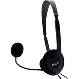 Nilox Hoofdtelefoon met Microfoon NXCM0000004 Zwart