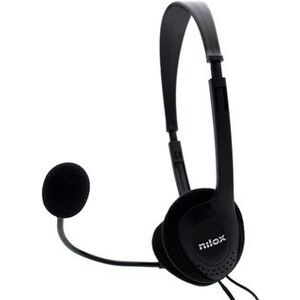 Nilox Hoofdtelefoon met Microfoon NXCM0000004 Zwart