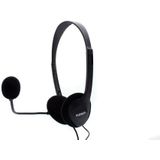Nilox Hoofdtelefoon met Microfoon NXCM0000004 Zwart