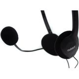 Nilox Hoofdtelefoon met Microfoon NXCM0000004 Zwart