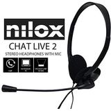 Nilox Hoofdtelefoon met Microfoon NXCM0000004 Zwart