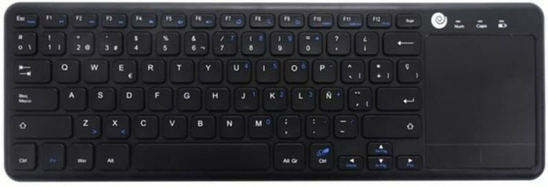 Toetsenbord met Touchpad CoolBox CoolTouch Zwart QWERTY