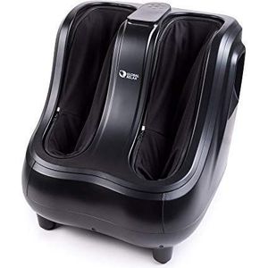 GLOBAL RELAX® | VITALZEN PRO Voet- en beenmassageapparaat | Zwart I Massage met druk, compressie en warmte | Ontspanningshulp | Pijnverlichting voor voeten, enkels, kuiten en kuiten