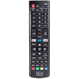 DCU TECNOLOGIC LG afstandsbediening, LCD/LED TV afstandsbediening, knop voor Netflix en Prime Video | zwart