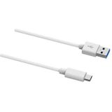 USB A to USB C Cable DCU 30402065 White