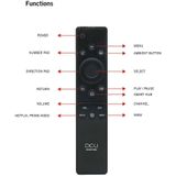 DCU TECNOLOGIC Samsung Smart LCD/LED afstandsbediening | TV afstandsbediening | Compatibel met Smart LCD/LED Samsung | Knop voor Netflix en Prime Video | Zwart