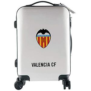 Valencia Club de Fútbol - Reiskoffer - Geschikt voor alle luchtvaartmaatschappijen - TSA-veiligheidssluiting - 8 zwenkwielen - 55 x 40 x 20 cm - 2,8 kg - Product, Valencia C.f., Reizen