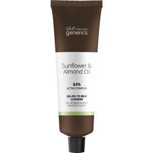 Skin Generics Gel-Oil to Milk Cleanser Sunflower + Almond Oil 84% Active Complex 100 ml