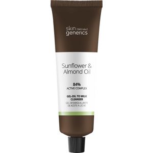 Skin Generics - Gel-Oil to Milk Cleanser - 100 ml - Zonnebloem- en Amandelolie