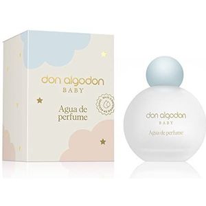 Don Algodon Baby Eau de Parfum Baumwolle Eau de Parfum geeignet für Neugeborene, 93% natürlich, vegan, mit feuchtigkeitsspendenden Wirkstoffen, 1 Stück, 100 ml