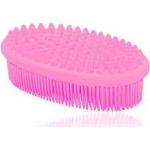 Lichaamsspons Eurostil Rubber Groot Roze