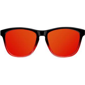 NORTHWEEK Gepolariseerde zonnebril voor dames en heren., zwart/rood (Shine Black/Red Polarized),