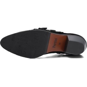 Pertini - 12368 - Enkellaarsjes - Zwart - Suède