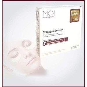 Moi Moises Exclusief collageen systeem met 6 enveloppen met 2 oogzones M·O·I Skincare 6 stuks 100 g