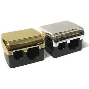 M·O·I make-up stiften, dubbel mes, zilverkleurig/goudkleurig, voor make-up pennen