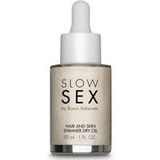 Bijoux Indiscrets Slow Sex - Haar & Huid Shimmer Dry Olie - 30 ml