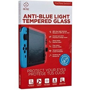 FRTEC - Displaybeschermfolie van gehard glas, anti-blauw licht, compatibel met Nintendo Switch