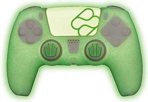FR-TEC PS5 Siliconen Controller Skin met Thumb Grips - Glow In The Dark