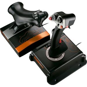 Blade FR-Tec Raptor HOTAS (Mach 1 joystick + gashendel) PC (PC), Controller, Zwart