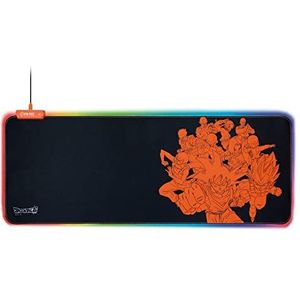 Fr-tec - Dragon Ball Super - Gaming Muismat - Zwart - Rubber - RGB-licht