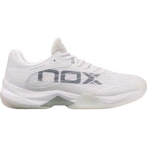 NOX AT10 Lux (Unisex) Padelschoenen - Wit/Grijs - Maat: EU 37