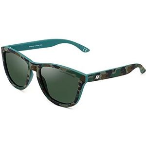 Clandestine Model Camouflage Dark Green - Gepolariseerde zonnebril voor heren en dames