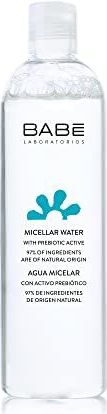 Laboratorios Babé Mizellenwasser, 400 ml, Inhaltsstoffe natürlichen Ursprungs, für alle Hauttypen, empfindliche Haut, Unisex, tägliche Anwendung, entfernt Schmutz, feuchtigkeitsspendend, beruhigend,