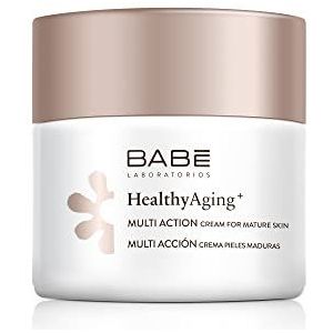 Laboratorios Babé - Multi-action-crème voor een rijpe huid, HealthyAging+, hydraterende gezichtsbehandeling, 50 ml, anti-rimpel, voedend, diepe hydratatie, oplichtend uiterlijk, antioxidant