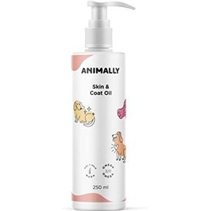 Animally Skin Coat Oil 250 ml. Apetente a Base de Aceite de sardina 100% Puro en Spray, cuida la Salud de la Piel de Perros y Gatos