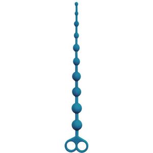 Anaal Kralen Snoer 33.5 cm - Blauw