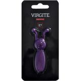 Virgite Mini vibrator met twee clitoris antennes - paars