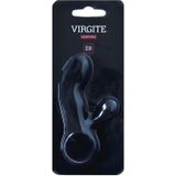 Mini Vibrator met Clitoris Borsteltje - zwart