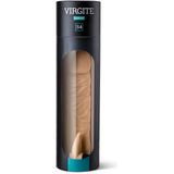 Vibrerende penis sleeve die echt aanvoelt - 20 cm - beige