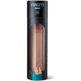 Vibrerende Penis Sleeve die echt aanvoelt - 19 cm - beige