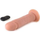 Virgite - Vibrerende Dildo Met Afstandsbediening 21 X 6 cm - Lichte Huidskleur