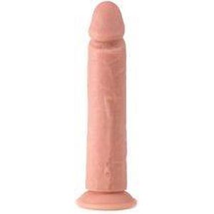 Virgite - Vibrerende Dildo met afstandsbediening - 26.5 x 8 cm - lichte huidskleur